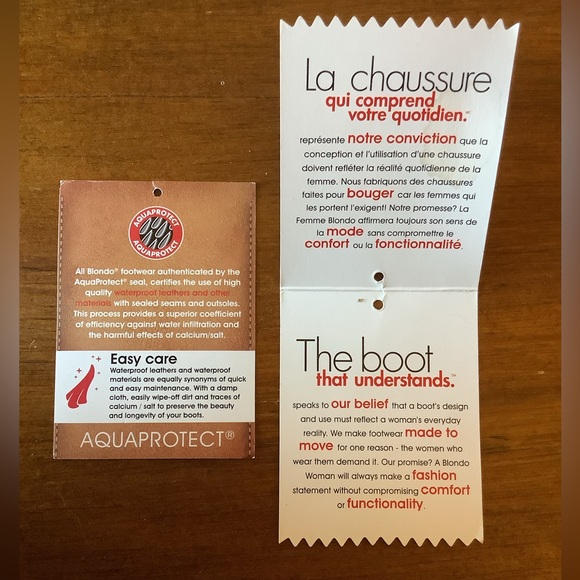 Blondo Waterproof Black Leather Boots with AquaProtect - Size 8.5 - Picture 6 of 11